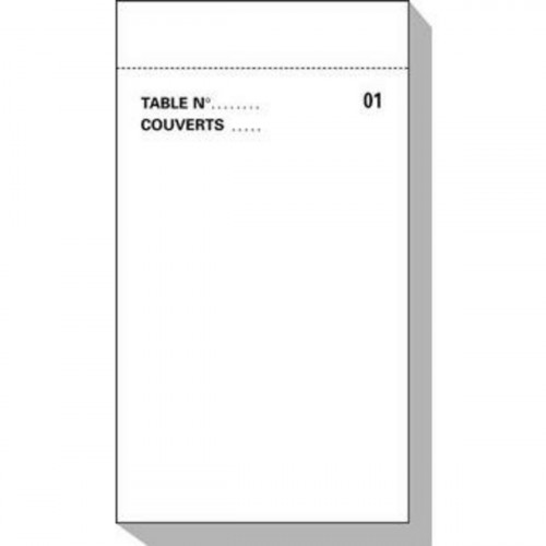 Bloc commande duplicopiant blanc papier 15x8 cm Cogir