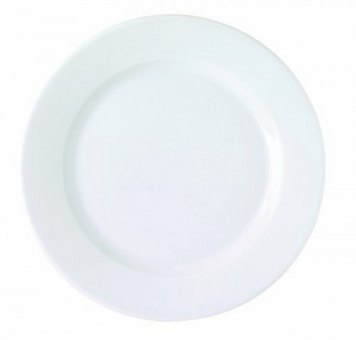 Assiette creuse rond blanc porcelaine Ø 22,5 cm K