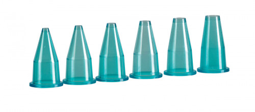 Boîte de 6 douilles unies plastique Ø 3,5 cm 6 cm (6 pièces)