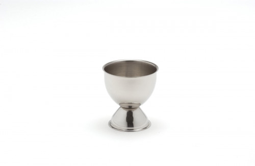 Coquetier rond gris inox Ø 5 cm