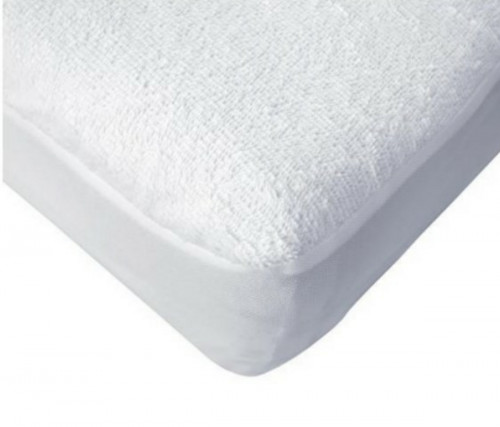 Protège matelas éponge PVC blanc 190x140 cm 225 g/m² coton Toucan