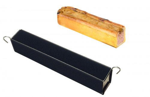 Moule à pâté acier Revêtement anti-adhésif 30x4x6 cm mobile Gobel