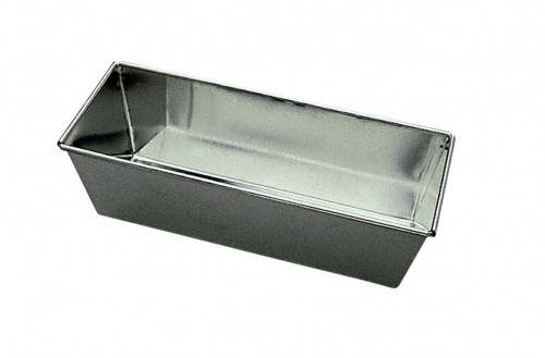 Moule à cake fer blanc Sans revêtement 24x9x7,5 cm Gobel