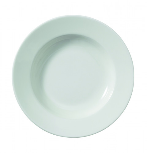 Assiette creuse rond ivoire porcelaine vitrifiée Ø 26 cm Banquet Rak