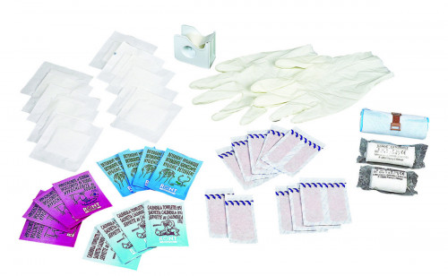 Kit equipement premiers secours plastique 20x20x11 cm Clinix Rossignol