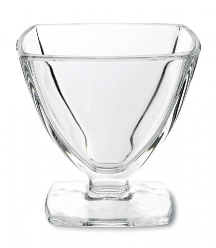 Coupe à dessert rond transparent verre pressé Ø 8 cm Carat La Rochere