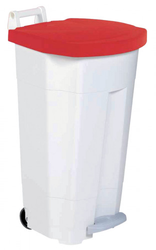 Collecteur à pédale plastique 90 L blanc Boogy Rossignol