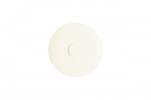 Sous-tasse à expresso rond crème porcelaine vitrifiée Ø 12,5 cm Classic Gourmet Rak