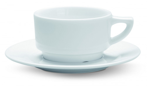 Tasse à expresso rond blanc porcelaine 9 cl Ø 7 cm Cafett Pro.mundi