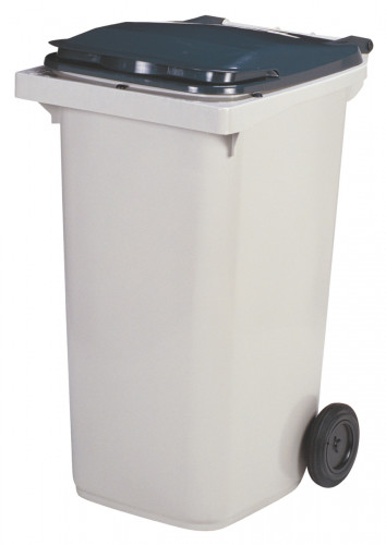 Conteneur plastique 240 L gris Rossignol