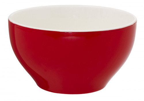 Bol rond rouge porcelaine 63 cl Ø 14 cm Emotions Pro.mundi