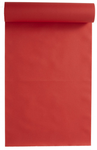 Rouleau tête à tête rouge non tissé 0,4x24 m Lisah Pro.mundi