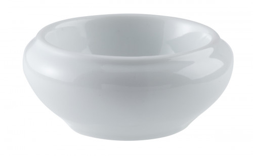 Beurrier rond blanc porcelaine 2,5 cm Ø 6,5 cm Pro.mundi