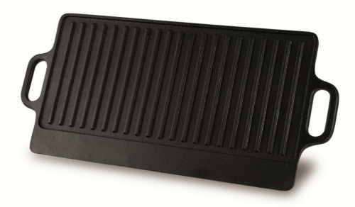 Plancha rectangulaire fonte d'acier 42x23 cm