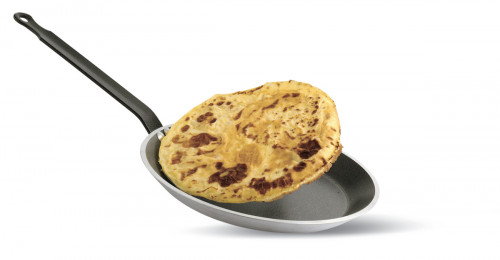 Poêle à crêpe rond aluminium Revêtement anti-adhésif Ø 22 cm 1,6 cm Pro.cooker