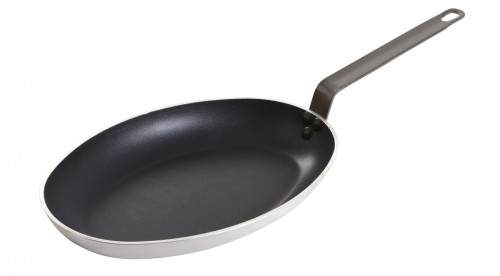 Poêle ovale aluminium Revêtement anti-adhésif 5 cm Pro.cooker