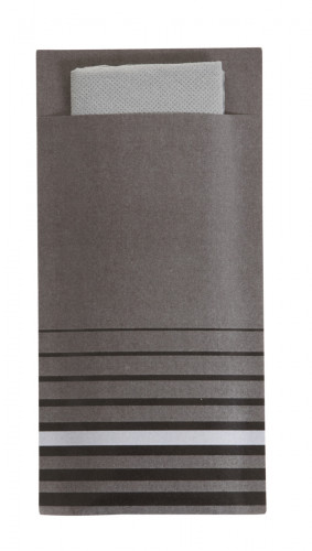 Pochette gris ouate de cellulose 10x20 cm Isi Pro.mundi (200 pièces)