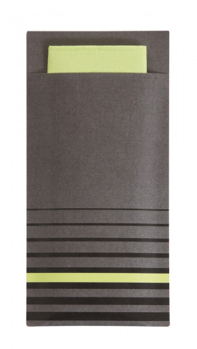Pochette gris ouate de cellulose 10x20 cm Isi Pro.mundi (200 pièces)