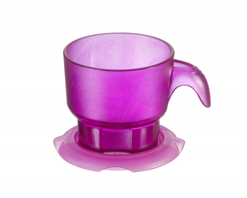 Couvercle pour tasse violet plastique Vaisselle Copolyester Saint Romain