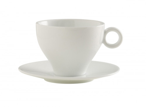 Tasse à thé rond blanc porcelaine 15 cl Ø 7,9 cm Slim O Pro.mundi