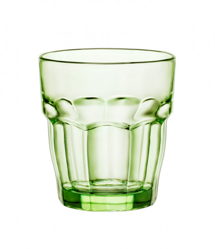 Gobelet forme basse vert verre trempé 27 cl Rock Bar Bormioli Rocco
