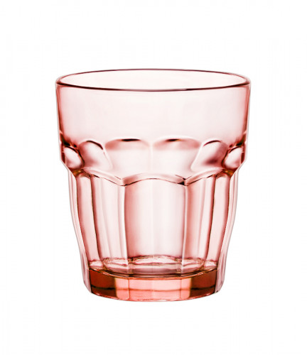 Gobelet forme basse orange verre trempé 27 cl Rock Bar Bormioli Rocco
