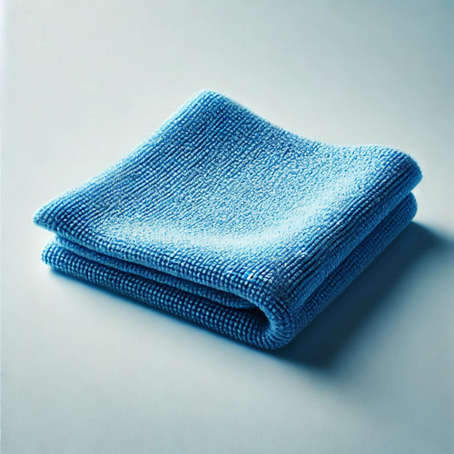 Lavettes microfibre bleu 40x40 cm (5 pièces)