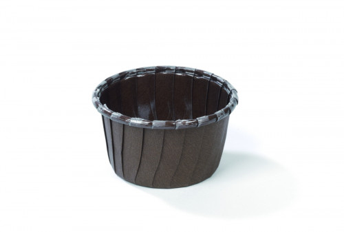 Caissette marron Ø 5,4 cm 4 cm (250 pièces)