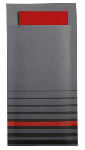 Pochette gris ouate de cellulose 10x20 cm Isi Pro.mundi (200 pièces)