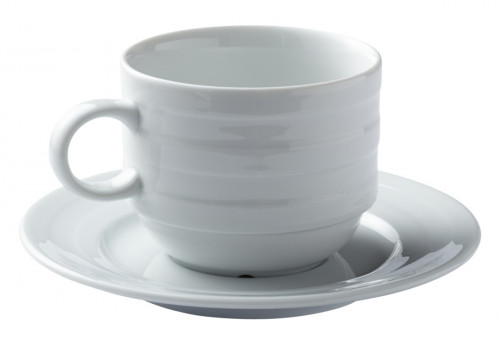 Tasse à thé rond blanc porcelaine 17 cl Ø 7,7 cm Ruby
