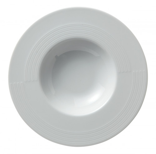 Assiette extra creuse rond blanc porcelaine Ø 22 cm Gourmet