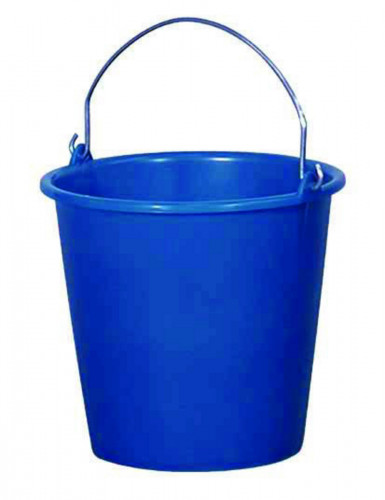 Seau avec anse bleu 10 L