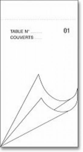 Bloc commande triplicopiant blanc papier 17x9,5 cm Cogir