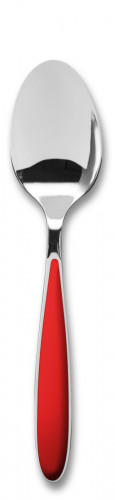 Cuillère de table rouge inox 20,5 cm Amande Tarrerias Bonjean