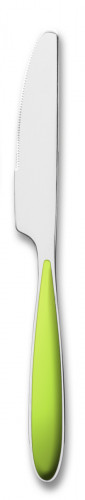 Couteau de table vert 22 cm Amande Tarrerias Bonjean