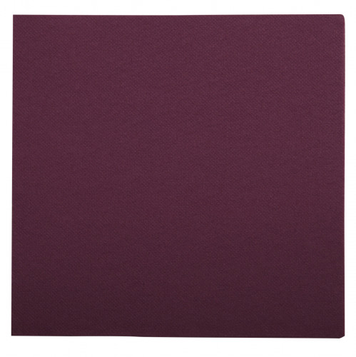 Serviette aubergine ouate de cellulose 38x38 cm Lisah Pro.mundi (50 pièces)