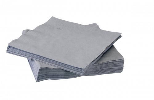 Serviette gris ouate de cellulose 39x39 cm Tork (150 pièces)