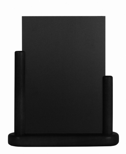 Chevalet de table rectangulaire noir 23x20x6 cm Classique Securit