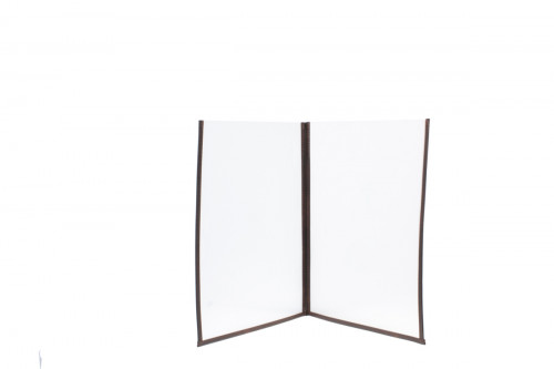 Protège-menu rectangulaire transparent Securit (3 pièces)