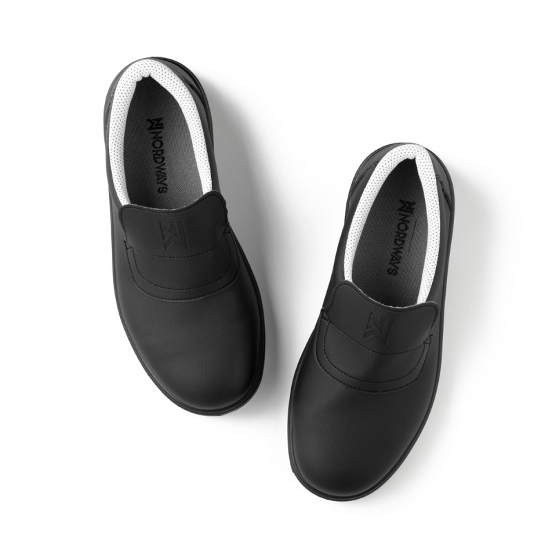 Chaussures mocassin de sécurité mixte noir 37 Tony Nordways