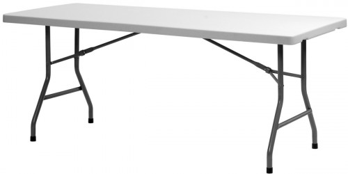 Table pliante blanc 75x182x74 cm Xl 180 Flexmob