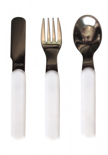Fourchette blanc ABS 14,5 cm Vaisselle Enfance Plastorex
