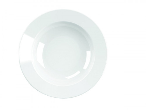 Assiette creuse rond blanc porcelaine vitrifiée Ø 26 cm Brasserie Astera