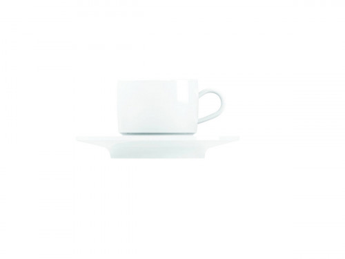 Tasse à thé rond blanc porcelaine vitrifiée 20 cl Ø 8,3 cm Brasserie Astera