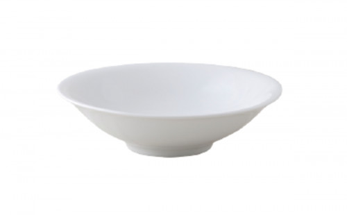 Plat mezze rond blanc porcelaine vitrifiée Ø 13 cm Brasserie Astera