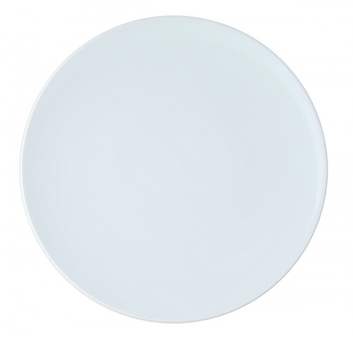 Assiette coupe plate rond blanc porcelaine vitrifiée Ø 28 cm Coupe Astera