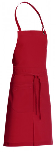 Tablier à bavette rouge Taille unique Dan Molinel