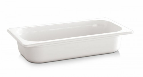 Bac mélamine blanc 32,5x17,6x10 cm 2,7 L Ecoline Aps