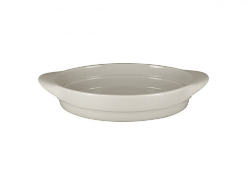 Plat ovale blanc porcelaine vitrifiée 31x18 cm Chefs Fusion Rak