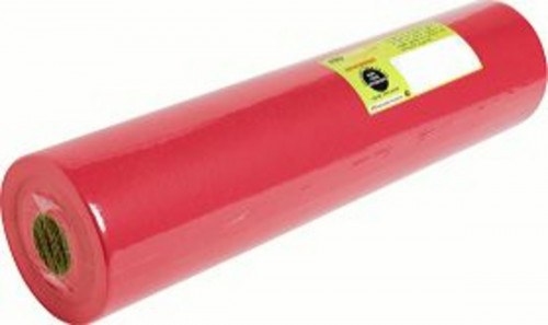 Rouleau tête à tête rouge plastique 0,4x24 m